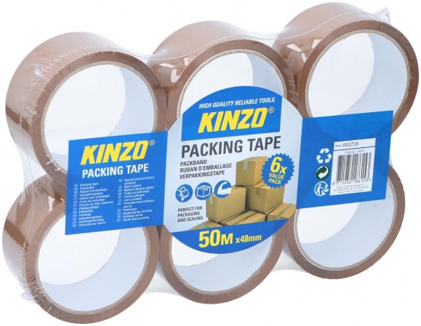 Packing tape brown 6pcs