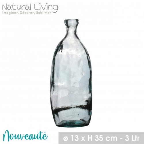Lea Vase in Recycled Glass 3.1L