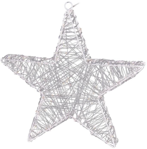 STAR ACRYLIC 30CM 30LEDS WW