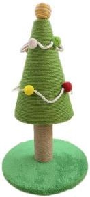 CAT SCRATCH TREE ON STAND - XMAS TREE - 50x30x30