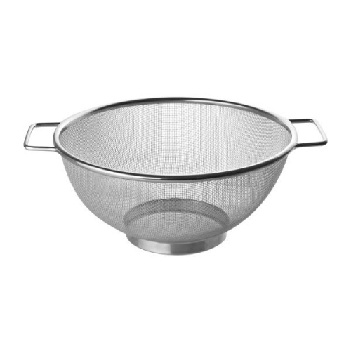 Stainless Steel Sieve Colander 26cm Durable Kitchen Tool Easy Drain and Rinse