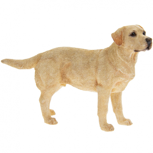 Golden Labrador Standing Dog Figurine Ornament