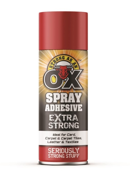 SAAO Spray Adhesive 500ml Aerosol Light Brown