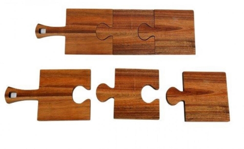 3pc Puzzle Serving Board