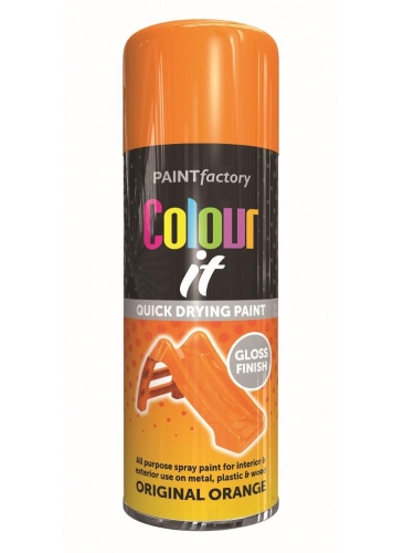 PF Colour IT Spray Gloss Original Orange 400ml Aerosol