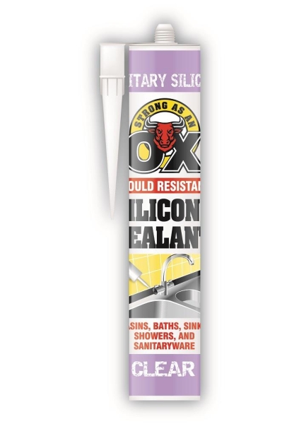 SAAO Mould Resistant Silicone Sealant Clear 300ml