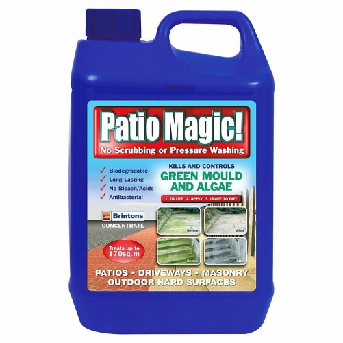 Patio Magic 5L Kills Green Algae Moss Mould