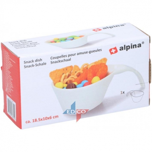 Alpina Snack Dish White Home Kitchen