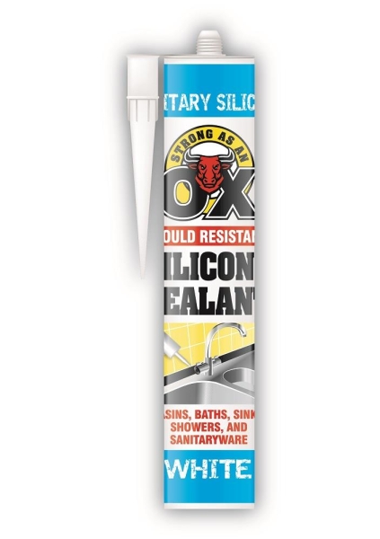 SAAO Mould Resistant Silicone Sealant White 300ml