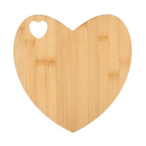 Heart Shaped Wooden Cutting Board 26x27cm Durable Versatile for Serving