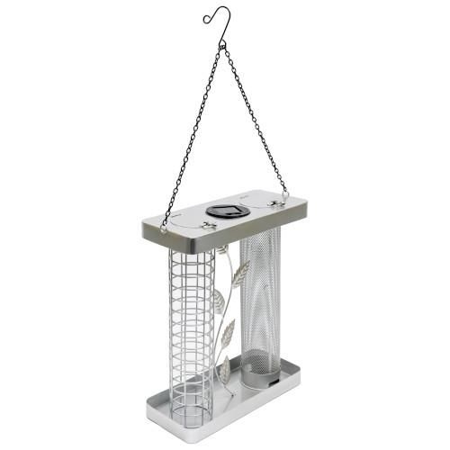 Henry Bell Solar Silver Twin Feeder