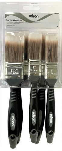 5Pc Paint Brush Set Rolson