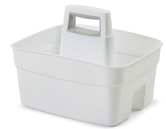 Kitchen Caddy White With Grey Insert