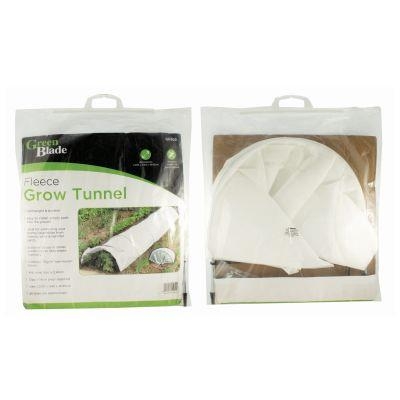 Green Blade Fleece Grow Tunnel White