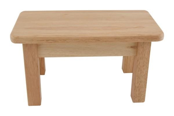 Hevea Wood Kids Stool Plain Top